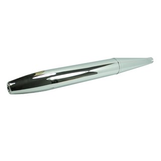 MZ Auspuff Zigarre RT125 + ES150 ES125 ETS150 + IWL Berliner Roller SR59 35mm rund chrom Schelle EU Produkt Spitztüte