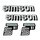 4 x Klebefolie Tank Aufkleber Seitendeckel pass f Simson S51 Elektronik silber grün