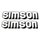 2 Aufkleber pass f Simson S51 S50 S60 S70 Schriftzug Tank Klebefolie Logo silber-weiss
