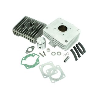 Reso LT60 Zylinder 60ccm für Simson S51 SR50 S53  SD50 KR51/2 Schwalbe Motor - Zylinder + Kolben & Dichtung mit Kopf Vollaluminumzylinder Nikasilbeschichtet