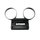 Armaturenträger Tacho Brille Simson S51 S50 S53  Tachometer Drehzahlmesser Black