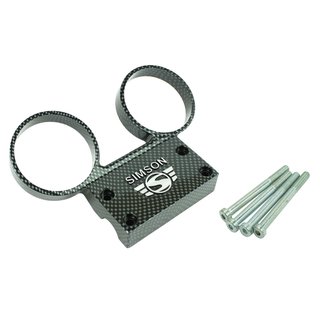 Set Armaturenträger Brille Tachometer Drehzahlmesser Tacho für Simson S51 S50 S53 Carbon