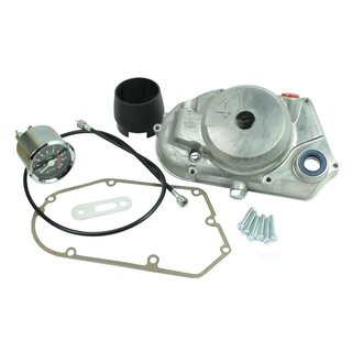 Drehzahlmesser mit Welle Kupplungsdeckel DZM Chrom pass f Simson S51 S70 S53  Tuning