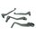 Griffe Schalthebel Kickstarter Carbon für Simson S51 S60 S70  S53 Aluminium