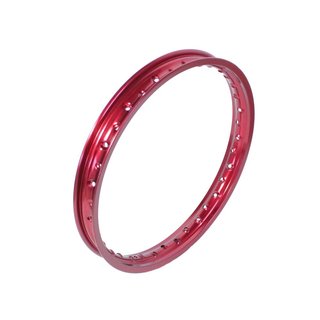 Felge 1,50x16 rot für Simson S51 KR51 Schwalbe S50 KR50 Star Sperber Habicht Spatz Duo Aluminium