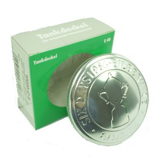 Tankdeckel 40mm Silbervase Pokal 1964 Simson Star Habicht Spatz Duo S51 S50 S70 S53 SR50 SR80