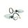 Paar 6V LED Tuning Miniblinker chrom Klarglas für Simson S51 S50 S70 S73 SR50 SR80