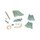 Schrauben Set Motor Getriebe für Simson KR51/1 Schwalbe Star Spatz Habicht Duo