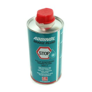Addinol Bremsflüssigkeit DOT4 0,5l Vollsynthetisch Scheibenbremse von S51  S53 S70 S83 SR50 SR80 & für MZ ETZ 125 150 250 251 301