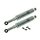 2 Federbeine chrom vorn 300mm Simson KR51 Schwalbe Star Sperber Stoßdämpfer 5x verstellbar