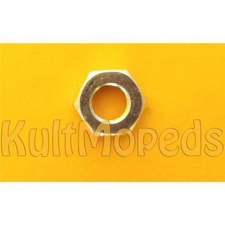 Mutter M10x1,0 flach Feingewinde für Simson Kurbelwelle Polrad Primärritzel Kettenrad Ritzel verzinkt