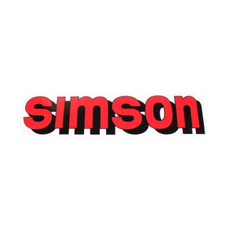 Klebefolie Aufkleber SIMSON Tank rot S51 S50 S70