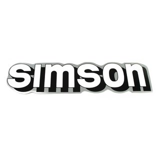 Klebefolie Aufkleber SIMSON Tank weiß/schwarz/silber
