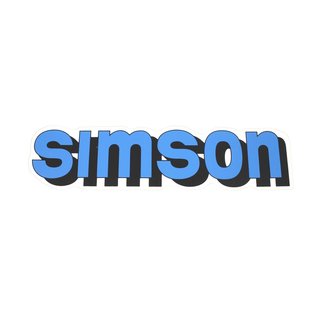 1x Klebefolie Aukfleber SIMSON Tank blau