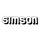 Aufkleber Simson S51 S50 S60 S70 Schriftzug Tank Klebefolie Logo weiss-schwarz-weiss