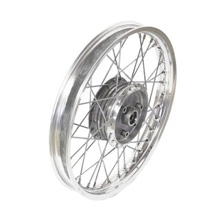 Speichenrad komplett mit Alufelge, Speichen chrom für Simson S51 S50 S70 S53 KR51 Schwalbe Spatz Star Sperber Duo
