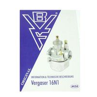 BVF Vergaser 16N1-11 Simson S51 S50 S60 S70 Gaser mit Serviceheft original, einbaufertig mit Düsen Schwimmer