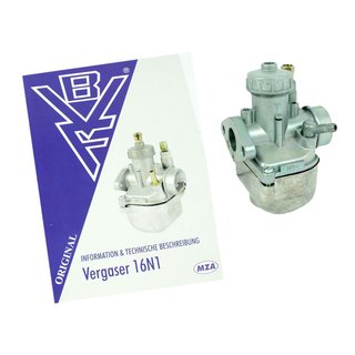 BVF Vergaser 16N1-5 Simson KR51/1 Schwalbe Duo 4/1 Original Berliner Vergaser mit Serviceheft