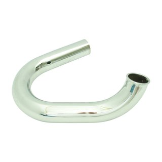 Krümmer Auspuff 32mm gebördelt für Simson SR50 SR80 Roller chrom