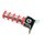 Fußraste chrom rot hinten für Simson S51 S50 S70 S53 KR51 Schwalbe Star Sperber Habicht Spatz Tuning Sport