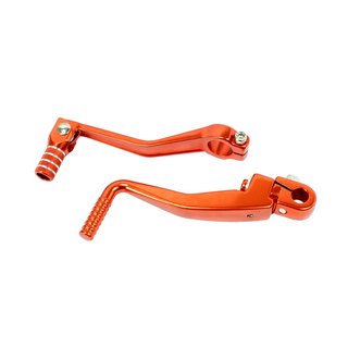 Simson Kickstarter Schalthebel S51 S50 S53 S70 Orange klappbar 