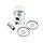 Kolben kpl. 38,47 ( 2.Übermaß ) Soemtron Motor Simson SR1 SR2 SR2E KR50