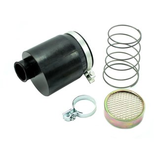 Set Luftfilter Ansaugmuffe für Simson Schwalbe KR51 Ansauggeräuschdämpfer Gummi Muffe Schelle Befestigung Filter Vergaser