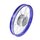 16 Zoll Speichenrad, Felge blau eloxiert Speichen chrom für Simson S51 S50 S70 S53 Star Duo Sperber Duo Habicht Spatz