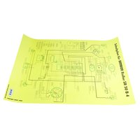 Simson Schaltplan Roller SR50 B4 6V Poster Elektrik...