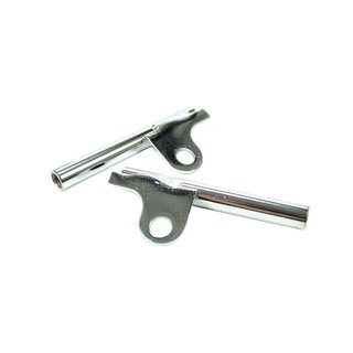 Blinkerhalter Halterung chrom, vorn Blinker MZ ETZ 125 150 250 251 301 an der Telegabel 10mm runde Blinker