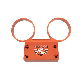 Simson Tacho S51 S50 S53 Armaturenträger für Tachometer Drehzahlmesser Orange