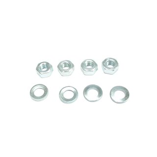 Normteile Set Muttern und Scheiben Zylinder Befestigung für Simson S51, S50, KR51 Schwalbe, Spatz, Star, Sperber, Habicht, SR1, SR2, SL1, KR50, MZ RT125, TS150, ES150
