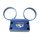 Simson Armaturenträger blau für Tacho DZM Brille Tachometer S51 S70 S53 S83 Logo erhaben