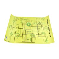 Simson Schaltplan S51 B1 B2 B3 12V Farbposter Elektrik...