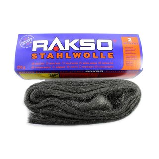 RAKSO Stahlwolle polieren Alu Stärke 2 medium Politur Rost entfernen für Simson S50 S51 KR51 Schwalbe Star Sperber Habicht Roller SR50 SR80 pas f MZ ETZ ETS TS ES 125 150 Felge