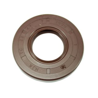 NKJ Wellendichtring 22x47x10 Ring braun mit Staublippe pas f MZ ES125 ES150 Motor Getriebe Kurbelwelle