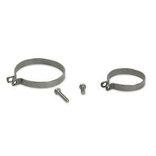 Set Schellen für Faltenbalg Gummi Telegabel Holme Stoßdämpfer vorn MZ DKW RT125/1 und /2 RT125/3