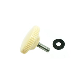Rändelmutter elfenbein beige hell IWL Berliner Roller SR59 Wiesel SR56 M8 Gewinde Verkleidung Befestigung