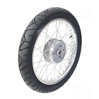 Komplettrad vorn auf Alufelge Heidenau 2,75x16 K55 pas. für Simson S51 S50 S70 S53 KR51 Schwalbe SR4 Star Sperber Habicht Spatz Reifen Slick Tuning Rennreifen
