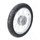Komplettrad vorn auf Alufelge Heidenau 2,75x16 K55 pas. für Simson S51 S50 S70 S53 KR51 Schwalbe SR4 Star Sperber Habicht Spatz Reifen Slick Tuning Rennreifen