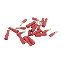 Set 10 Crimpkabelschuh Rundstecker + 10 Rundsteckerhülsen Kabel Sicherung Elektrik pas f Simson S51 KR51 SR4 Star Habicht MZ Zündapp DKW