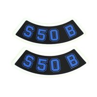 Aufkleber für Simson S50 Schriftzug blau Klebefolie...