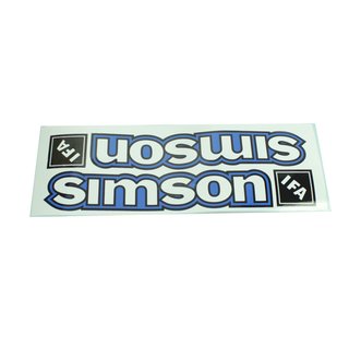 Aufkleber blau weiß Tank IFA Logo für Simson S50 S51 S70
