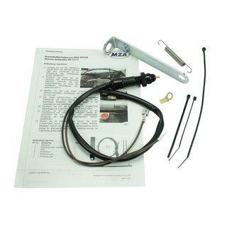 Simson Bremslichtschalter hinten Umbau Befestigung Winkel Zugfeder Bremse Schwalbe KR51-2