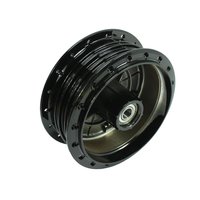 Nabe schwarz Radnabe mit Kugellager Rippen für Simson S50 S51 S53 Schwalbe KR51 Spatz Star Sperber Habicht