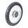 Komplettrad hinten auf Alu Felge mit VeeRubber VRM099, Speichen verchromt pas. f. Simson S51 S50 KR51 Schwalbe Spatz Star Sperber Habicht