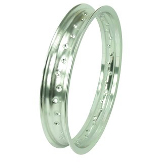 Felge Alufelge breit 2,15x16 silber, 36-Loch, für MZ ETZ 125 150 301 251 hinten und Tuning Simson S51 S50 S70 S53 Star Schwalbe