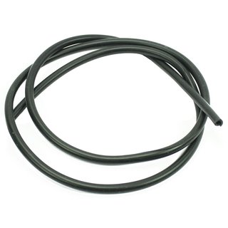 1m Keder Köder geschlitzt, schwarz für Lampenmaske am Beinblech Knieblech für Simson KR51 Schwalbe Gummi Maske + Schlösser