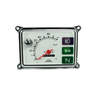 Tachometer 100km/h Simson SR50 SR80 Kombiinstrument weiß Tacho 100er 