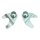 Set MZ ETZ 125 150 Motorlager links und rechts Motor Lager Schuh verzinkt